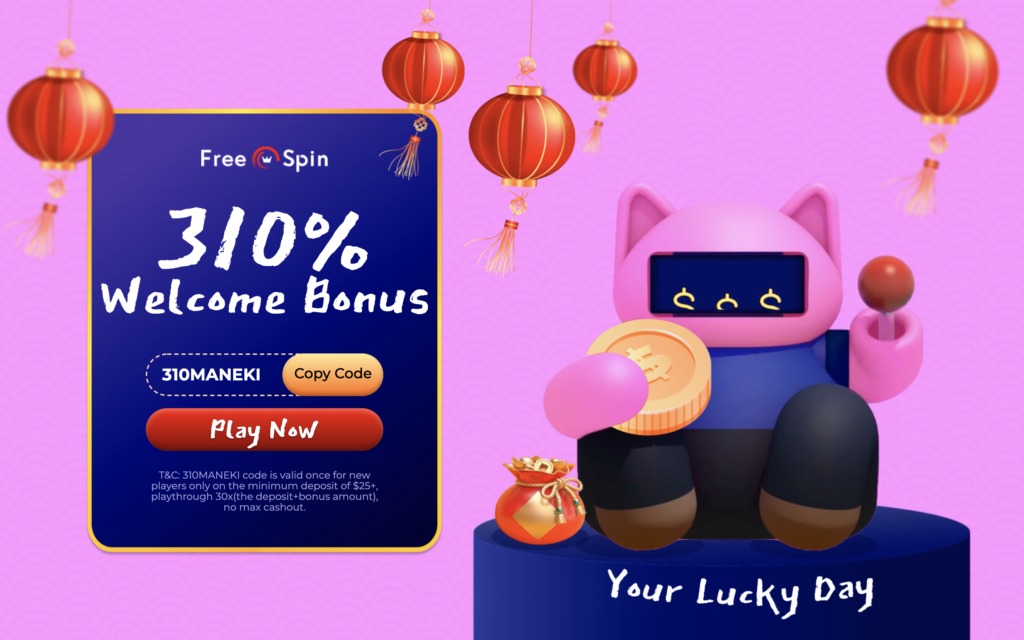 freespin casino welcome bonus